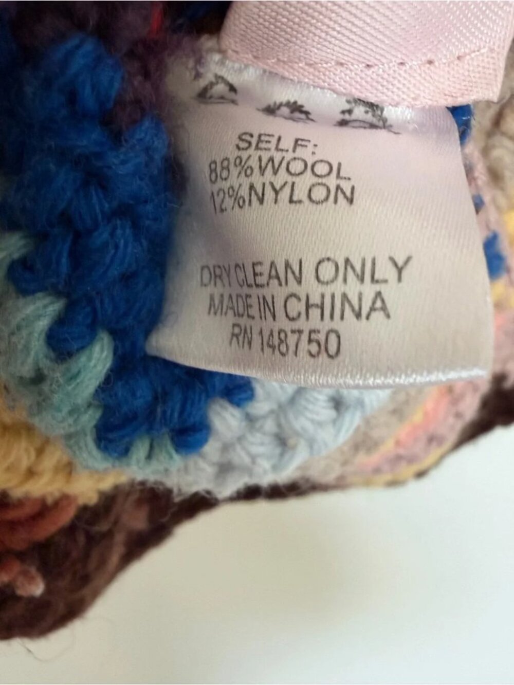 Sea New York Multicolor Stripe Crochet V-Neck Sweater with Cutout - Picture 12 of 12